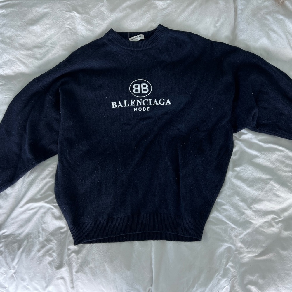 Balenciaga Blue Sweater